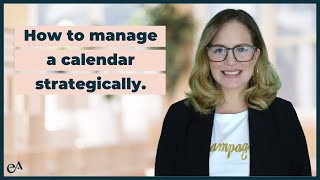 Training Video Gallery 1 Ultimate Guide to Strategic Calendar Management for EAs