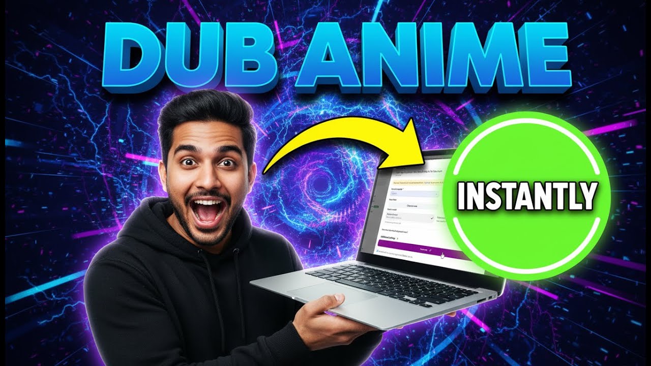 How to Dub Anime With AI | Fast & Simple Tutorial