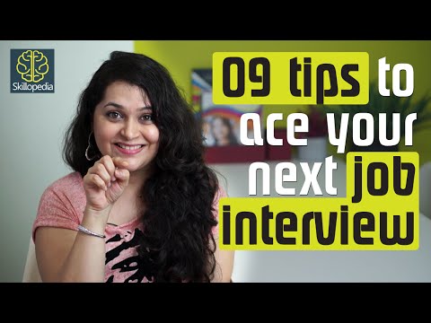 Skillopedia - 09 tips to ace your next job interview - Job Interview Skills Video
