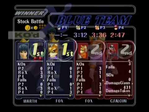 Amsah(Sheik) Faab(Marth) vs LLL.Jeapie(Falcon) Adam(Fox) - GF - RSDxMelee