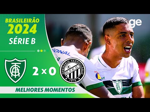 Gols e lances de América-MG x Operário