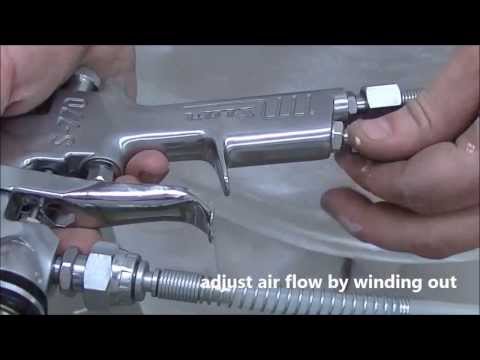 How to use conventional spray-gun systems