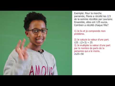 Les partages inéquitables avec une fraction - Les leçons de Monsieur Sébastien