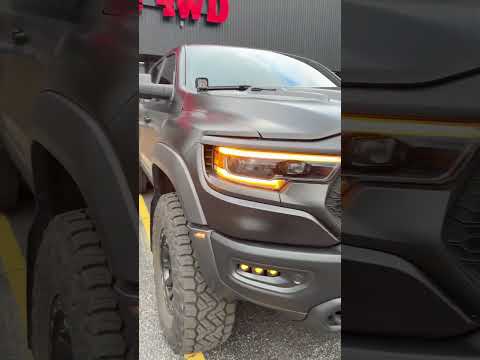EIBACH FRONT SPRINGS ON MY RAM TRX! #new #shorts