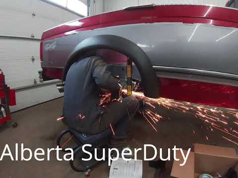 OBS 1997 F250 Installing a 4" Sky jacker lift kit