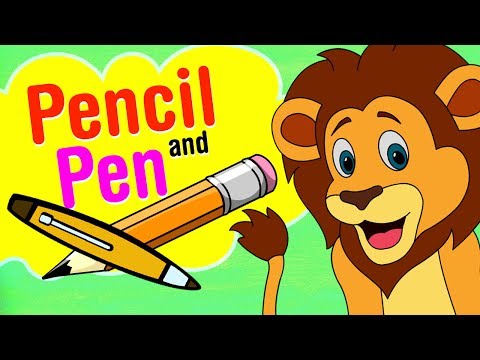 Pencil and Pen Phonic Rhymes | #KidsRhymes | #KidsLearning | Phonic Rhymes For Children