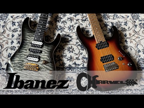 Ibanez Premium AZ47P1QM vs Charvel Pro Mod DK24 HH