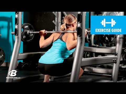 Wide-Stance Barbell Squat | Exercise Guide (F)