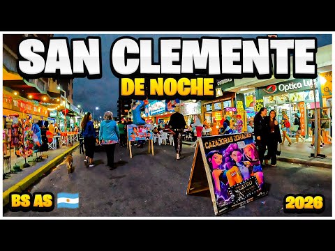 La peatonal de San Clemente como nunca la viste | Recorrido nocturno [4K]
