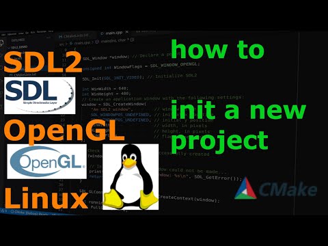 How To Get Started with SDL2 OpenGL C++ Programming on Linux
