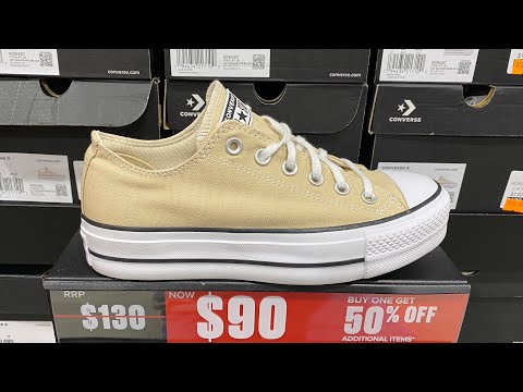 Converse Chuck Taylor All Star Lift Low “Oat Milk” - Style Code: A03542C