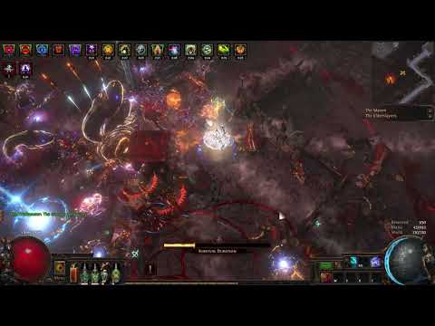Fire Burst - Herald of Thunder - Ignite Auto bomber Elementalist - Path of Exile 3.14 Ultimatum