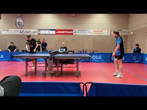 TT RL West 18.09.2022 TGL-TGO - Andreas Gehm vs. Edin Donlagic Satz 3 Ende