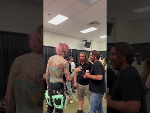 Thumbnail for Backstage with Machine Gun Kelly! #machinegunkelly #mgk #kicksinthe216 #sneakerhead #shorts #2023 by Mgk