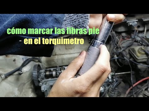 How to mark foot pounds on the torque wrench