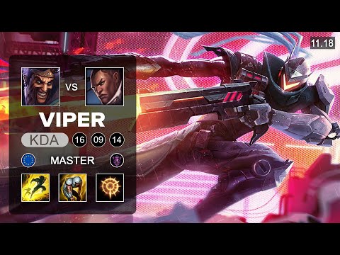Viper Lucian ADC vs Draven - EUW Master - Season 11 Patch 11.19