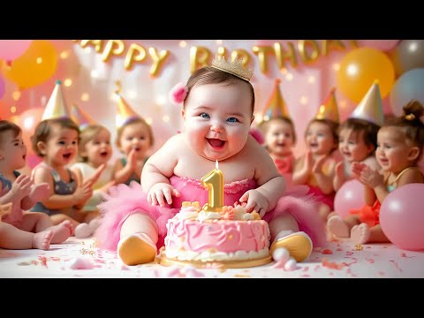 Happy Birthday Song | Cute Baby Dance Party! 🎉 | Fun Birthday Song for Kids | Neela Tota