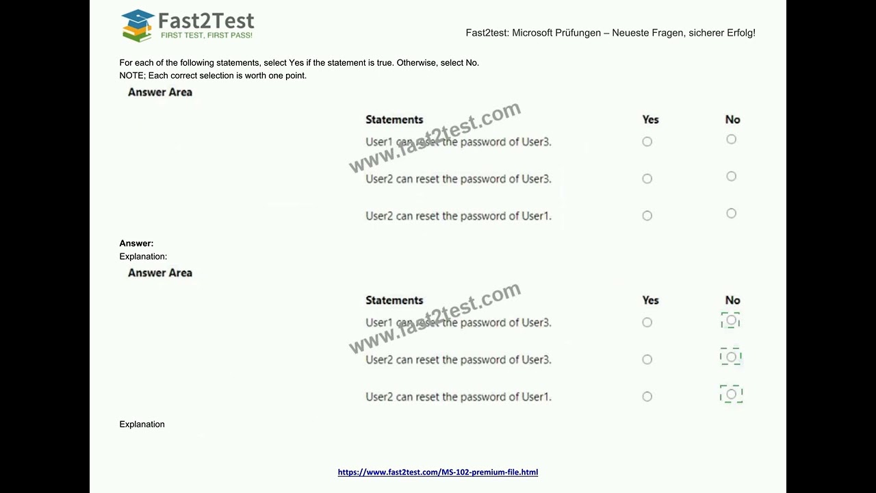 [Apr, 2026] Fast2test MS-102 PDF Dumps and MS-102 Exam Questions (Q223-Q238)