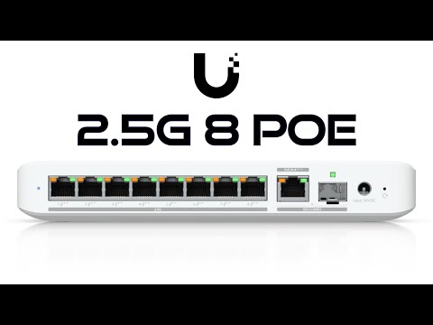 New Ubiquiti Flex 2.5G 8 PoE Switch! (Hands-On & Review)