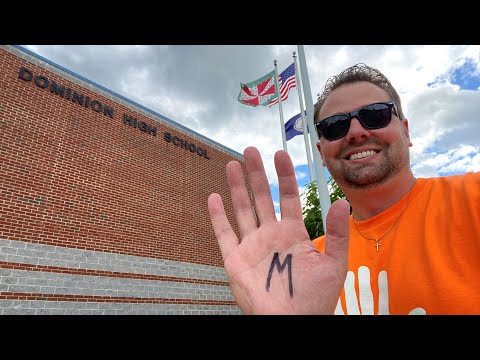 Mr. Peace visits Dominion High School in Sterling, VA
