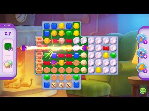 Homescapes Level 10987 No Boosters Gameplay