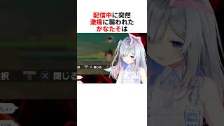 配信中に突然激痛に襲われるかなたそ【天音かなた/ホロライブ切り抜き】