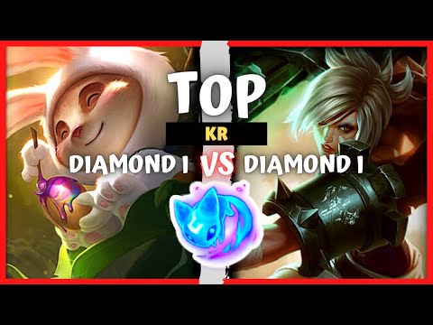 Korean Teemo Top vs Riven Main - KR Rank S10