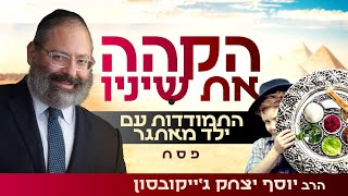 הגדה של פסח מציגה: שיטה חינוכית להתמודדות עם ילד שמאתגר אותנו | פסח (הרב יוסף יצחק ג'ייקובסון) - התמונה מוצגת ישירות מתוך אתר האינטרנט יוטיוב. זכויות היוצרים בתמונה שייכות ליוצרה. קישור קרדיט למקור התוכן נמצא בתוך דף הסרטון