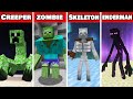 I KILLED ALL Bosses Mutant Creatures in Minecraft Survival