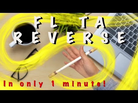 Finger Less Thumb Around Reverse aka FL TA rev  Basic penspinning trick for beginners  2