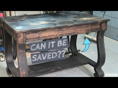 Restoring an Antique Desk Built in 1908 by The Cadillac Cabinet Co.!