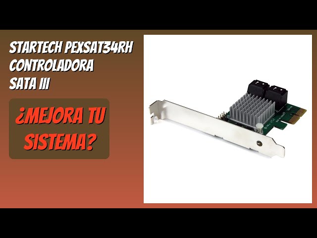 Vídeo relacionado con StarTech Tarjeta RAID PCIe 4 Puertos SATA III 6Gbps, HyperDuo (PEXSAT34RH)