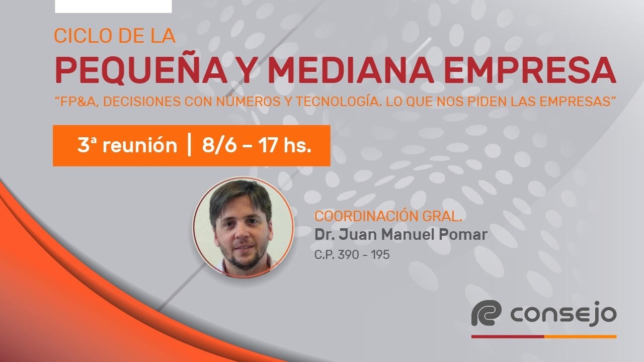 Ref. 4203NV. Ciclo de la Pequeña y Mediana Empresa 3° Reunión 2026