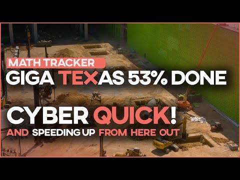 Giga Texas is CyberQuick and it's only getting faster - 53% Done!