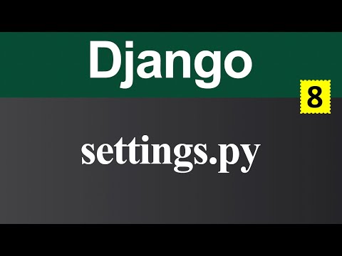 settings File in Django Hindi