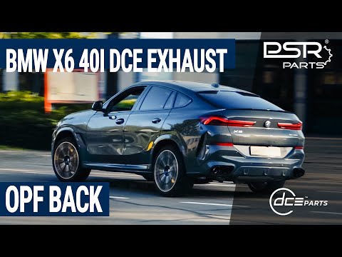 DCE Parts Exhaust BMW G05 G06 X5 X6 40i OPF Axleback Exhaust! Stock Downpipe & STOCK OPF SOUND Check