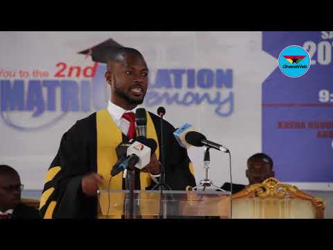 "Don't believe in yourself" - Rev. Dr. Abbeam Danso tells matriculants