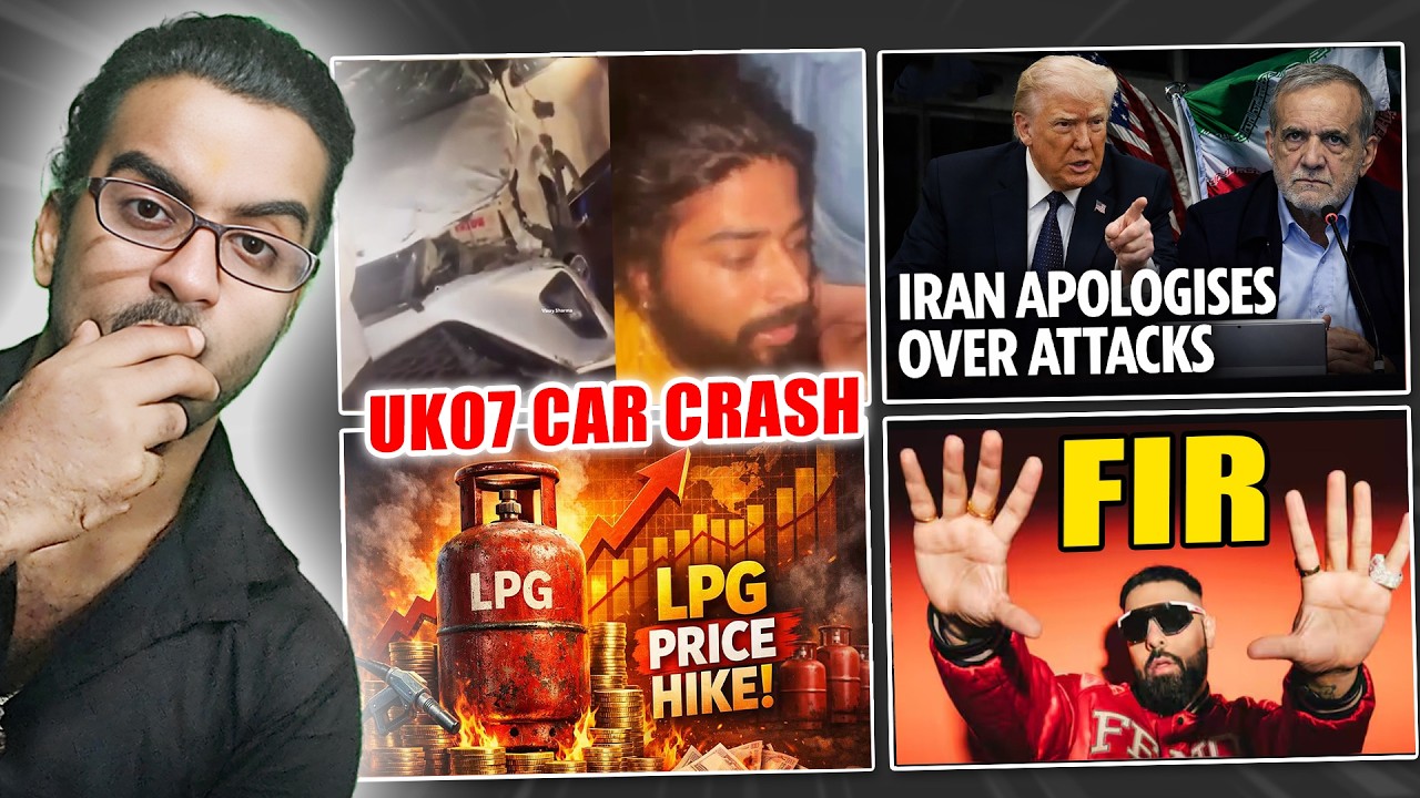 Anurag Dobhal Live Car Crash, Iran Apologizes to Neighbors, India Rejects US Permission, Badshah FiR