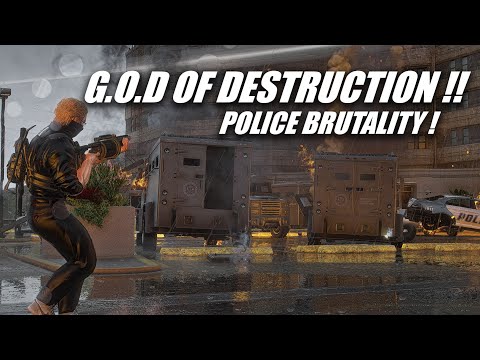 G.O.D OF DESTRUCTION!!! I BRUTALIZED LSPD FOR MY FREEDOM!!!