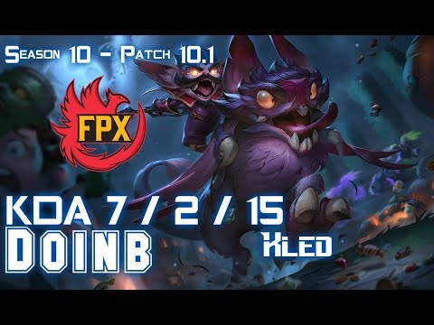FPX Doinb KLED vs TARIC Mid - Patch 10.1 KR Ranked