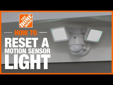How to Reset a Motion Sensor Light | Lighting and Ceiling Fans | The Home Depot