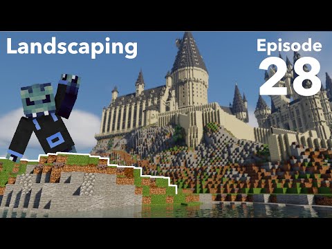Planet Dragonod - How to build Hogwarts in Minecraft - Episode 28 - Java Landscaping