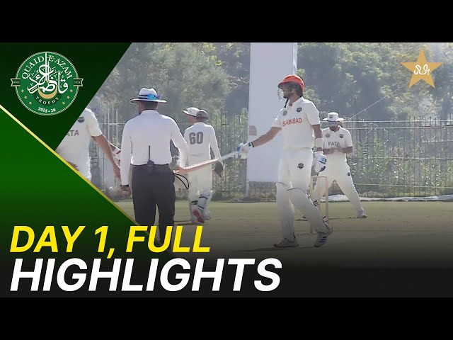 Full Highlights | Islamabad Region vs FATA Region | Day 1 | QeAT 2025-26 | PCB | M2P1U