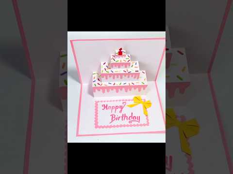 DIY pop up cake card | Easy Birthday card | DG Handmade