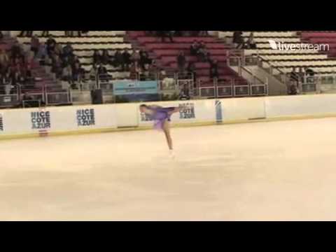 Polina KOROBENYKOVA SP CUP OF NICE 2012