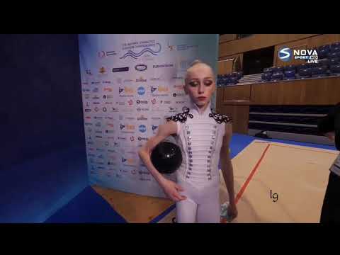 Victoria Onoprienko Ball All-around European Championships Varna 2021
