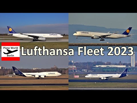 Lufthansa Passenger Fleet 2023 - The Airbus A380 returns // All aircraft types in one video