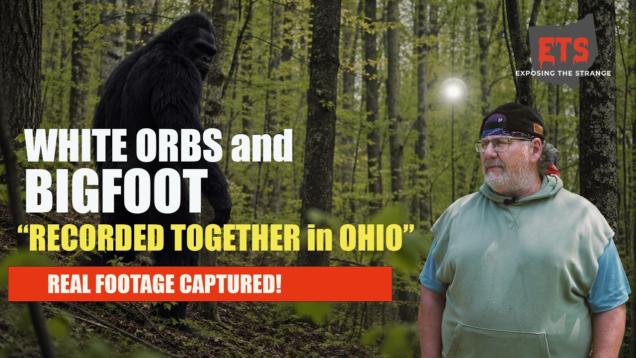 BIGFOOT and ORBS Together? Coshocton Ohio Researcher Captures Orb & BIGFOOT in SAME Location!
