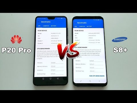 Huawei P20 Pro VS Samsung Galaxy S8+ | Geekbench + Androbench