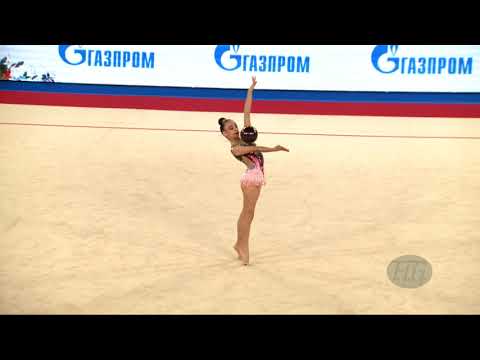 POPOVA Elizabeth (GBR) - 2019 Rhythmic Junior Worlds, Moscow (RUS) - Qualifications Ball
